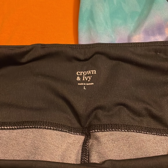 Crown & ivy leggings L nwot - Picture 4 of 4